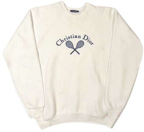 christian dior tennis crewneck sweatshirt|dior grey sweatshirts.